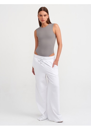 Dilvin Kolsuz Bodysuit Gri