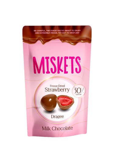Miskets Sütlü Çıkolata Kaplamalı Çilek 80 G