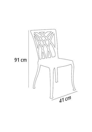 Line Kare 4 Kişilik Su Yeşili Bahçe Masa Takımı Alüminyum Rehome Su Yeşili