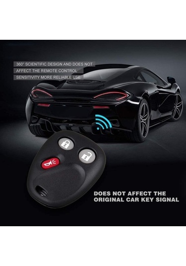 Besthome1 2 Adet Lhj011 Uyumlu Araba Anahtarı Takma Plastik Kılıfı, Keyless Giriş Kumanda, Cr2032 Pil Elektronik Aygıtlar İçeri