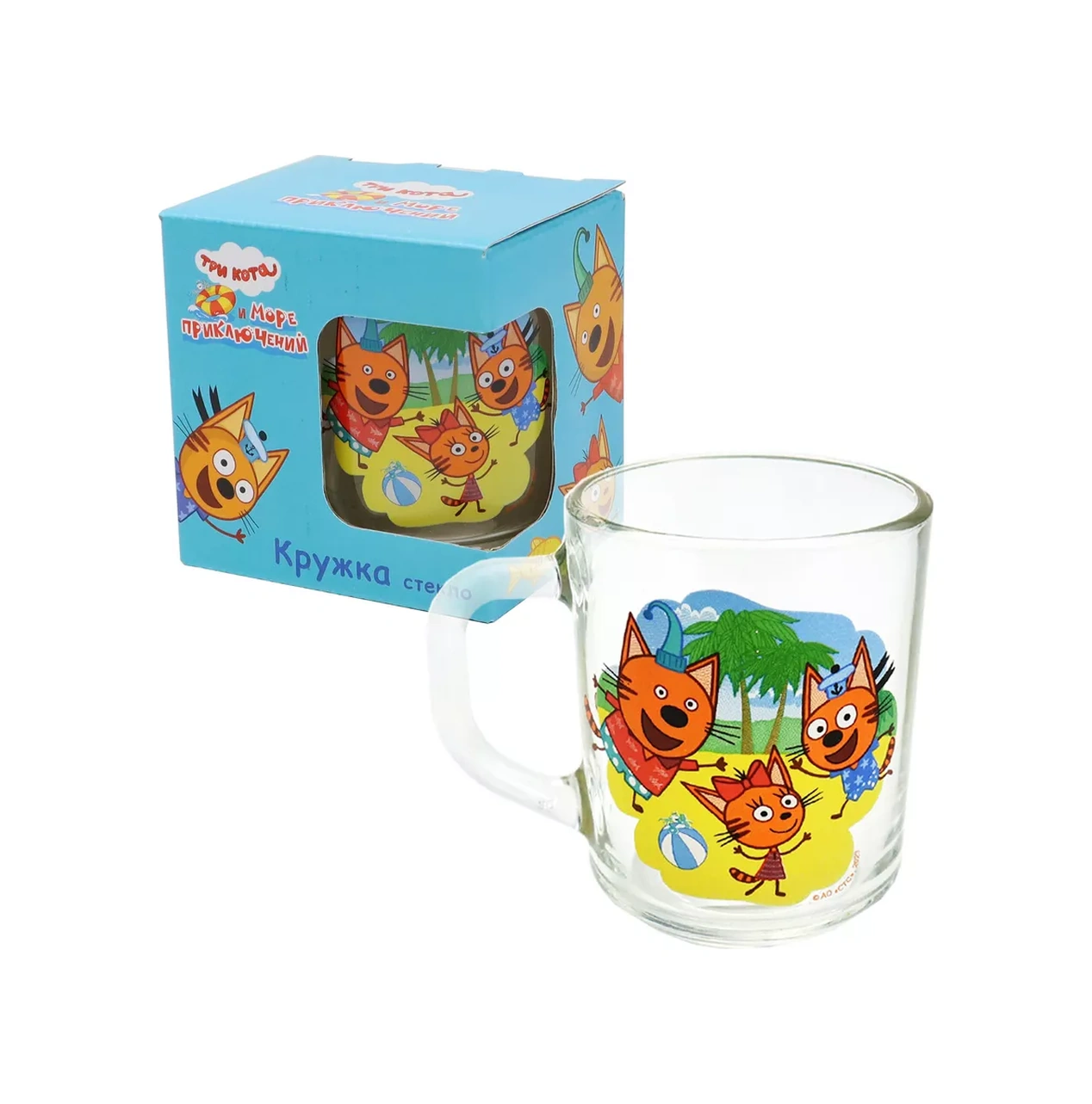 Nd Plej "üç Kedi" Kupa, 230 Ml, Cam, Macera Dolu Deniz 182483218 Açık Mavi
