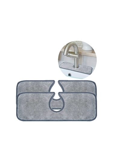 Yaozixa Mutfak Lavabo Fuarçesi Su Sızıntısı Önleyici, 4 Adet, 15x5.3 İnç, Mikrofiber Su Emici Pad, Banyo Ve Araçlarda Kullanım