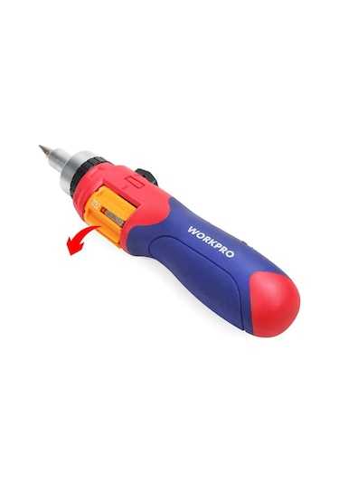 Workpro Wp221056 24 Parça Profesyonel Cr-v Cırcırlı Bits Tornavida Seti Fr Wp221056