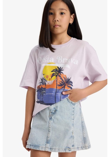 Defacto Kız Çocuk Oversize Geniş Kalıp Bisiklet Yaka Baskılı Kısa Kollu Tişört E0386a825smpn425 Pembe Defacto Kız Çocuk Oversize Geniş Kalıp Bisiklet Yaka Baskılı Kısa Kollu Tişört E0386a825smpn425 Pembe