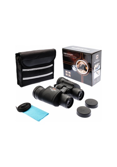 Breaker 8x40 Wd4 Çift Göz Ayarlı Profesyonel  Dürbün 1000m/56m Siyah