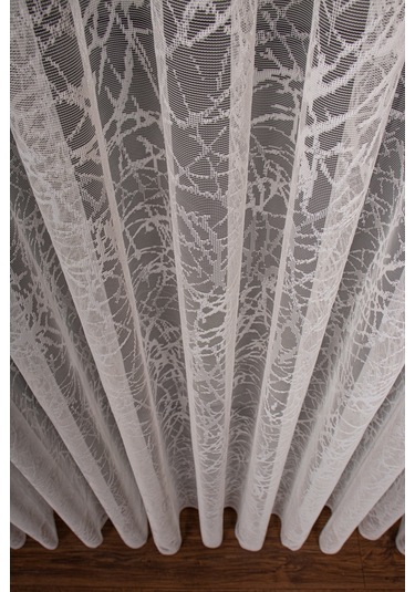 Cam Kırığı Desen Örme Tül Perde 1207
