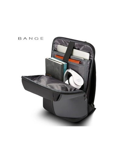 Bange Bg-2913 Suya Dayanıklı Günlük İş Okul Laptop Sırt Çantası Gri