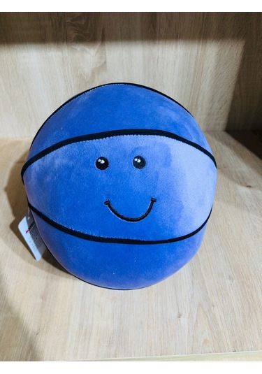 Peluş Basketbol Topu Sevimli Peluş Top Mavi Abyss