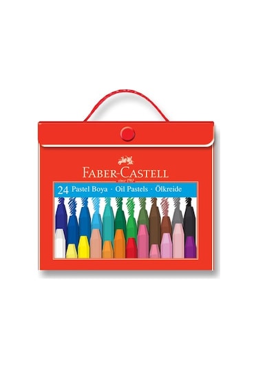 Faber Castell Çantalı 24'lü Pastel Boya