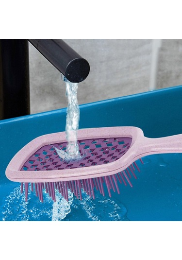 Adet Geniş Diş Hava Yastığı Saç Tarak Kadın Kafa Derisi Masaj Tarak Islak Kıvırcık Saç Fırçası Oyma Ev Salon Kuaförlük Araçları