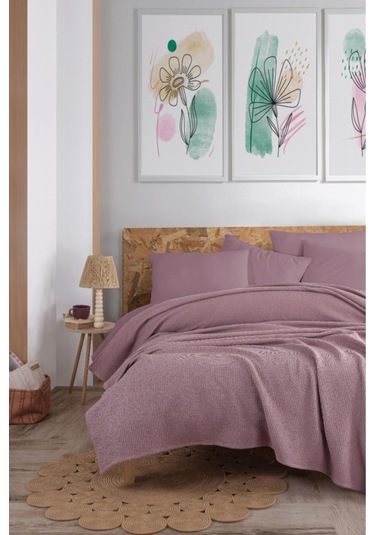 Ecocel Pike Örtü Battal 230x220cm Karde Mürdüm Mürdüm