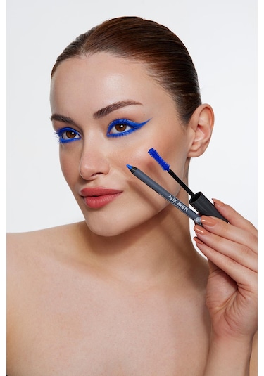 Alix Avien Uzun Süre Kalıcı Suya Dayanıklı Akma Dağılma Yapmayan Mavi Göz Kalemi Extreme Royal Blue