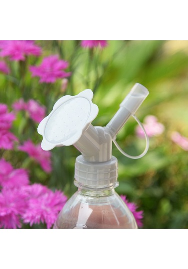 Mufunye 27mm Açıkçaplı Çift Başlı Sulama Þapkasý, Bitki Sulama Ve Þekillendirme Için Plastik Þişe Uyumlu Þpritzer