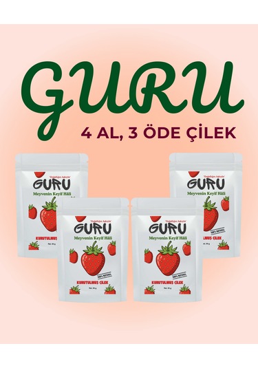 Guru  Çilek Kurusu 4'lü