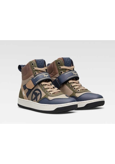 Xpd Moto Pro Sneakers Bot Yeşil Bej