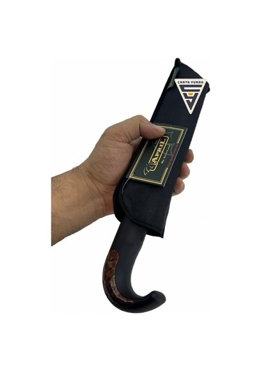 April A-226g A3 Baston Sap 10 Telli Tam Otomatik Şemsiye Siyah