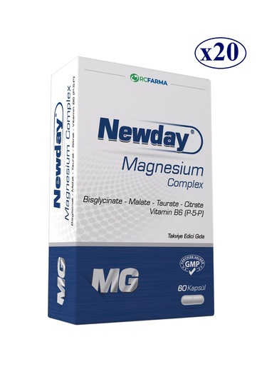 Newday Magnezyum Complex 20 x 60 Kapsül