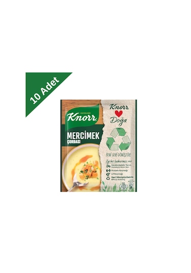 Knorr Mercimek Çorbası 76 G X10 Adet Pratik Çorba Çözümü