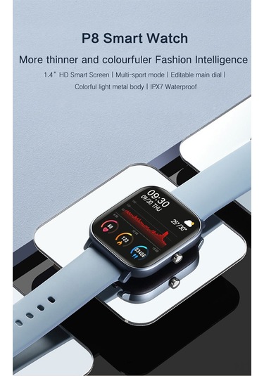 Maiyame P8 Akıllı Saat (İthalatçı Garantili)