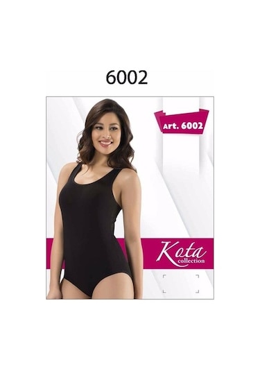 Kota Kadın Geniş Askı Çıtçıtlı Body 2 Adet-6002