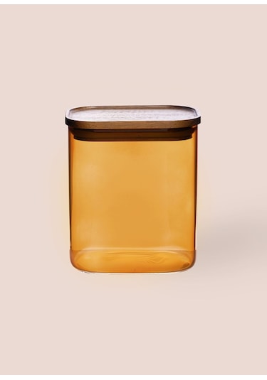 The Mia Cam Kavanoz Amber Akasya Kapak 900 Ml Cam0478 Amber