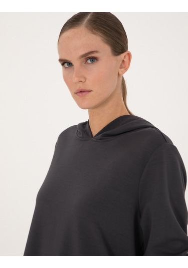 Pierre Cardin Kadın Antrasit Sweatshirt 50314972-vr006 Antrasit