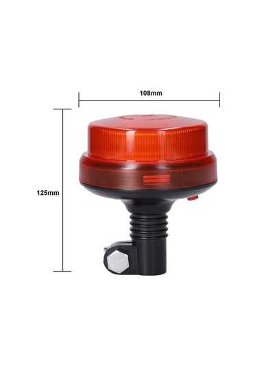 Artfulabode Yanıp Sönen Traktör Led Işıkları, Su Geçirmez Forklift Aydınlatma, 12-24v Fm İnşaat Güvenlik Aracı Feneri