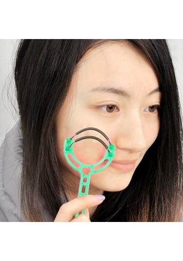 Sones Makyaj Araçları Double Springs Yüz Tüy Alma Aleti, Rastgele Renk Dağıtımı