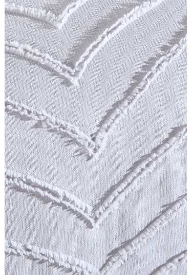 Çeyiz Diyarı Sementina 2 Parça Tek Kişilik Pike Takımı Gri Gri