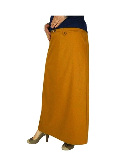 Kadın Kumaş Uzun Etek Erm110