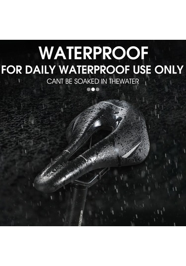 Jeemson West Bıkıng Ergonomik Bisiklet Seli - Yüksek Esneklikli, Havalandırmalı Yol Bisikleti Jantı - Kırmızı-siyah 250x145mm Çok Renkli