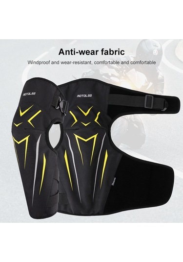 Sones Motolsg 2 İn 1 Motosiklet Bisiklet Sürme Sıcak Polar Yumuşak Koruyucu Dişli Diz Pedleri Beyaz - Siyah