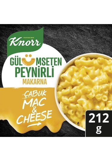 Knorr Çabuk Mac and Cheese Peynirli Makarna 212 G