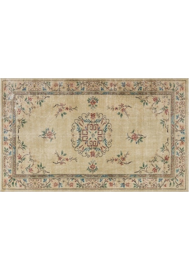 100% El Dokuma Vintage Halı 158 X 263 Cm 10095