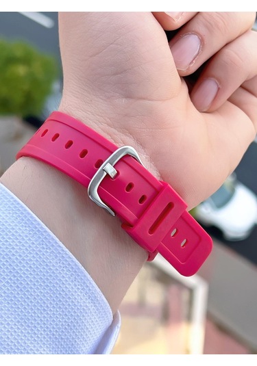 Joefox G-shock Kasa Kırmızı Digital 5 ATM Spor Kol Saati J-gs12