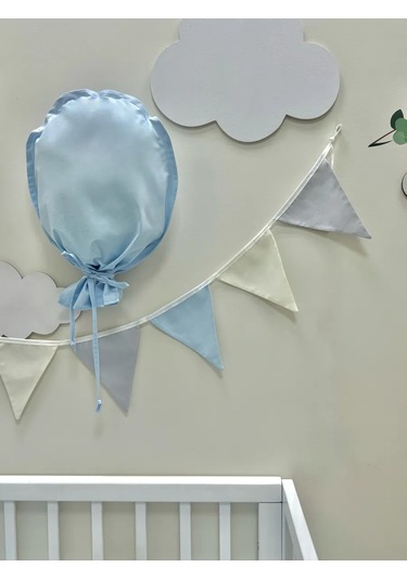 Mamibro Kumaş Bayraklı Işık Zinciri 399385779 Çok Renkli