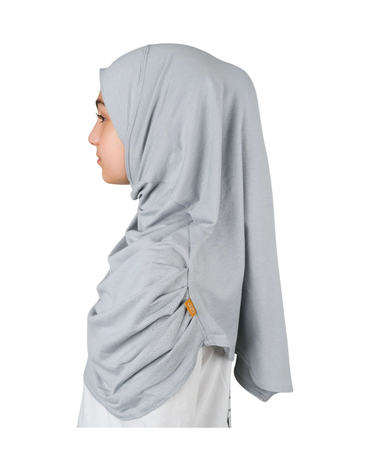Pratik Hazır Geçmeli Çocuk Şal Gri Gri