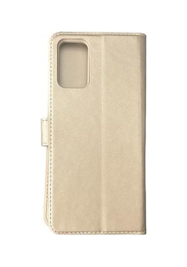 Jopus Galaxy S20 Plus İle Uyumlu Kapaklı Kartlıklı Cüzdanlı Kılıf Gold Gold