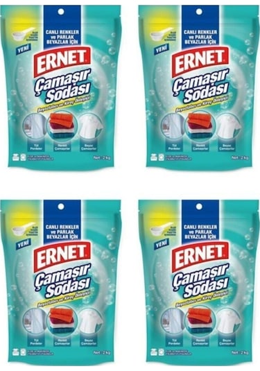Ernet Çamaşır  Sodası 4 x 2 KG