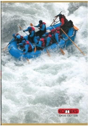 Komeks Dikişli Defter Karton Kap. Kareli 80 Yp A4 Rafting