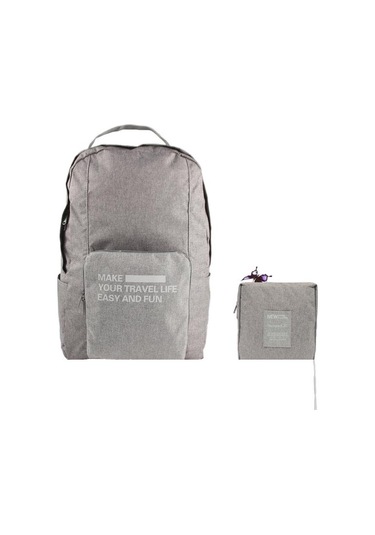 Silkroadselect Go Biz Hafif Su Geçirmez Katlanır Omuz Sırt Çantası-moda Öğrenci Çantası-açık Çok Fonksiyonlu Seyahat Çantası-dağcılık Çantası Gpn42y Açık Gri