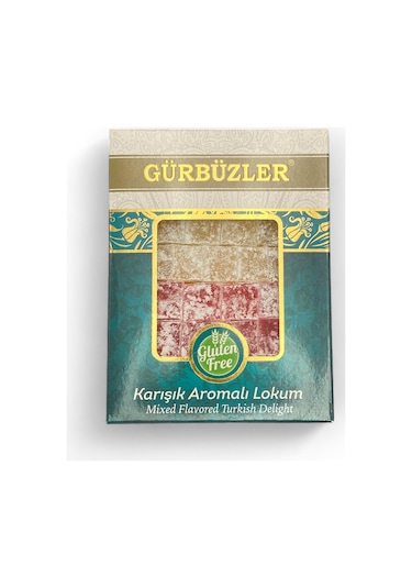 Gürbüzler Glutensiz Karışık Aromalı Lokum 500 G