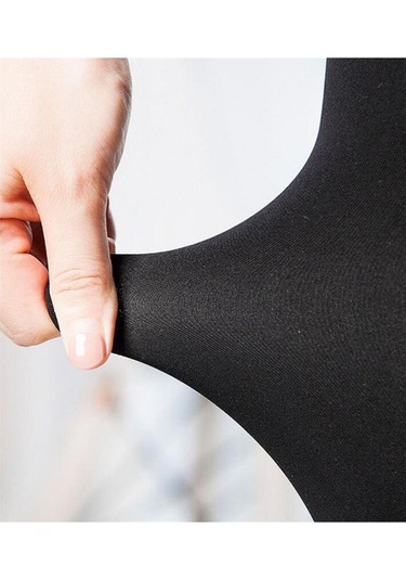 Kompedan Termal İçi Peluş Kışlık Kadın Tayt İçlik Siyah