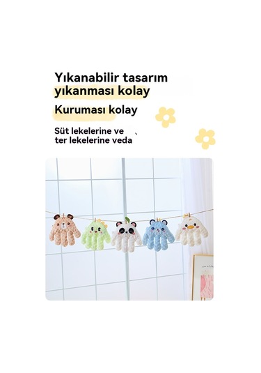 Jian Fan Bebek Okşama Ve Yattırıcı Palmiye Uyku Artefaktıyeşil