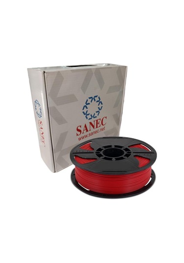SANEC Filament PLA + 1.75mm 1 Kg Plus - Kırmızı