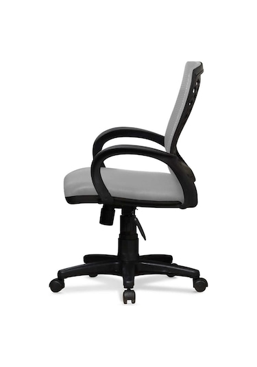 Ev Ve Ofis Çalışma Sandalyesi Bilgisayar Ve Sekreter Koltuğu Petek Model Gri