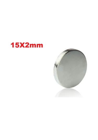 15 Adet 15X2Mm Güçlü Neodyum Mıknatıs