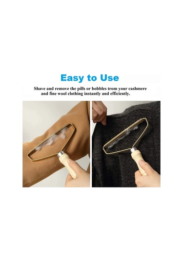 Tüy Tıraş Makinesi, 2 Parça, Ahşap Saplı