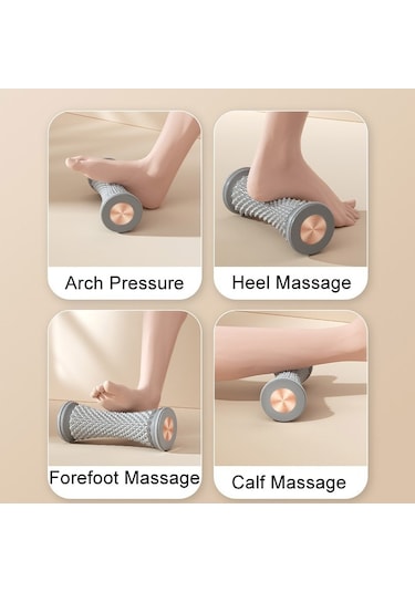 Plantar Fasya Tekerlek Ayak Masajı Yoga Roller Arch Trainer