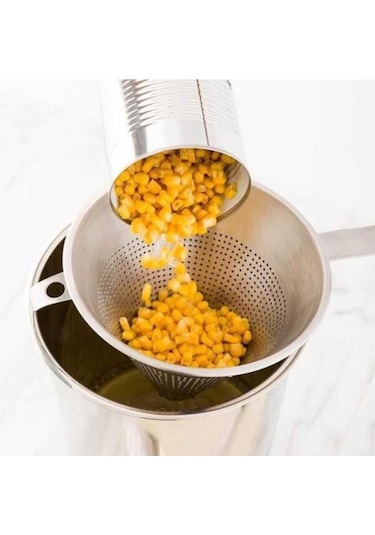 Biradlı Brd-500f Çin Külahı Süzgeç 18 Cm Çelik